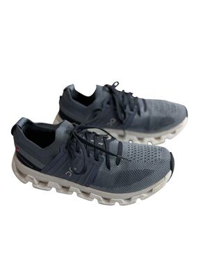 On Running Cloudswift 3 Gray Mesh Running Shoes Women’s 7.5 CloudTec Helion Road